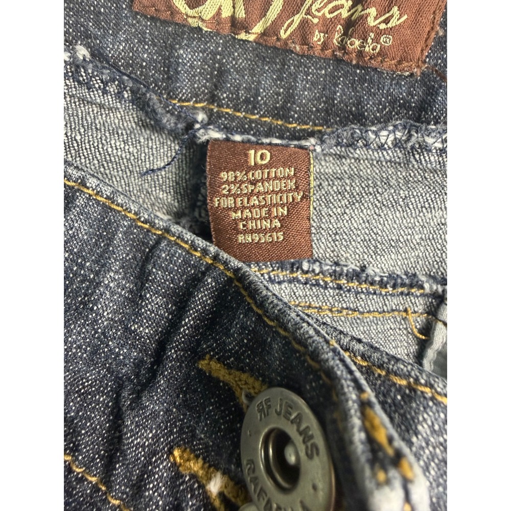 SF Jeans by Rosetti Womens Dark Wash Capri Denim Jeans Size 10 Stretch Cropped - Picture 4 of 12